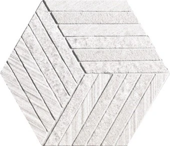 Мозаика Otto Mosaic 6 Bianco 22.5x19.5
