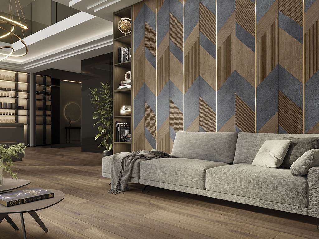 Настенная плитка GENT STONE 3D ARCE (100337299) 59.6x150 от Porcelanosa (Испания)