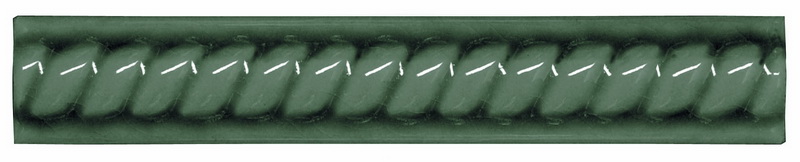 Бордюр MODERNISTA TRENZA PB C/C VERDE OSCURO (ADMO5188) 2.5x15 от ADEX (Испания)