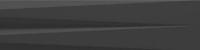 Настенная плитка STRIPES TRANSITION GRAPHITE MATT (108932) 7.5x30 от WOW (Испания)