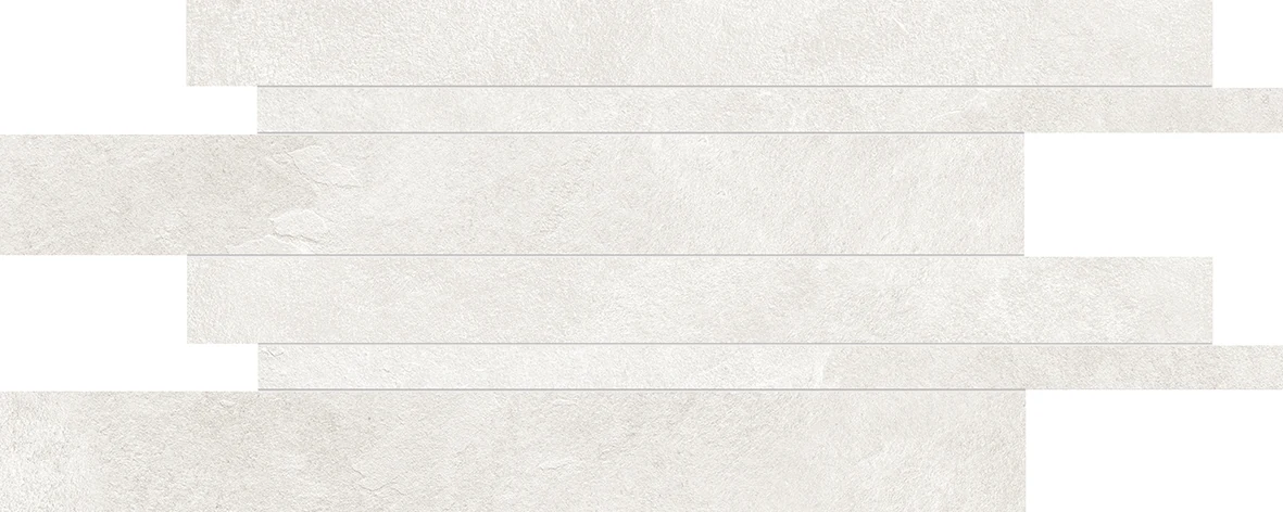Ergon Cornerstone Evolution Listelli Sfalsati Slate Superwhite 30x60 см