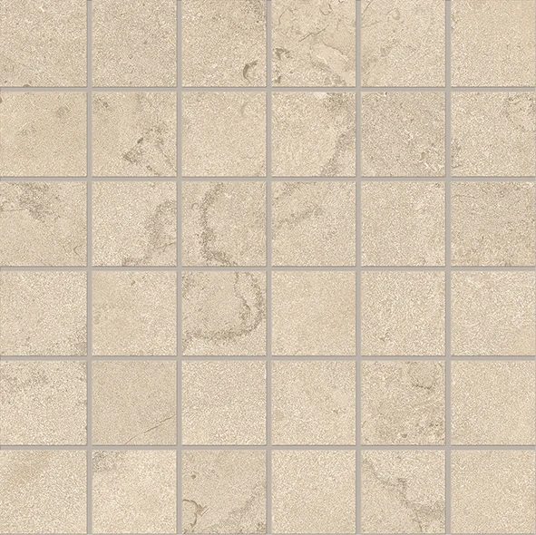 Ergon Portland Stone Mosaico 50 X 50 Cross Cut Sand Naturale 30x30 см