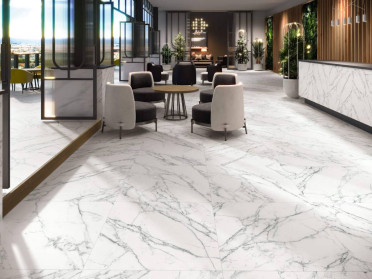 Керамогранит LOIRA 6642 WHITE PULIDO RECTIFICADO 63x146 от Porcelanite Dos (Испания)
