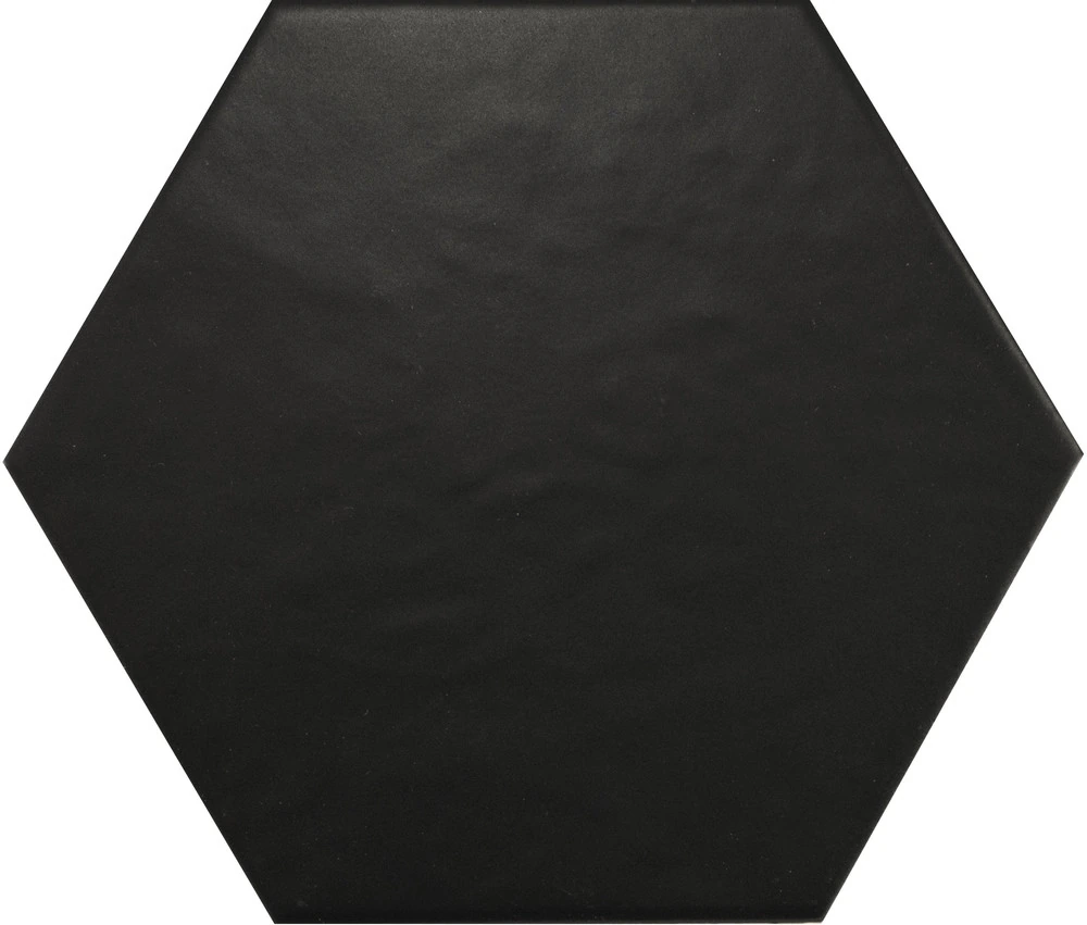 HEXATILE Negro Mate 17.5x20