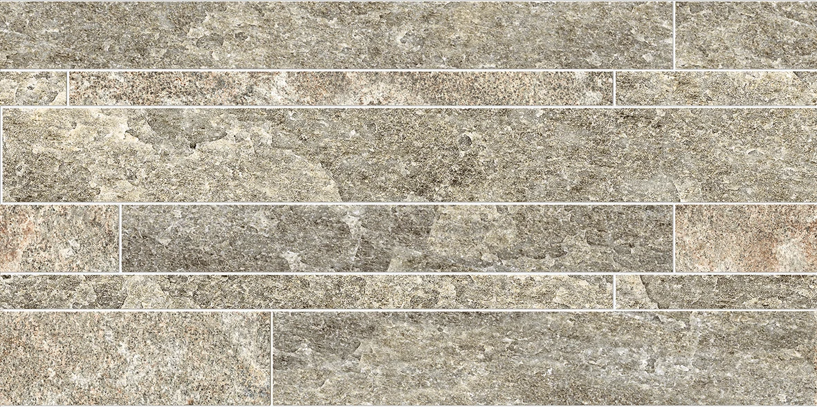 Ergon Oros Stone Listelli Sfalsati Greige 30x60 см