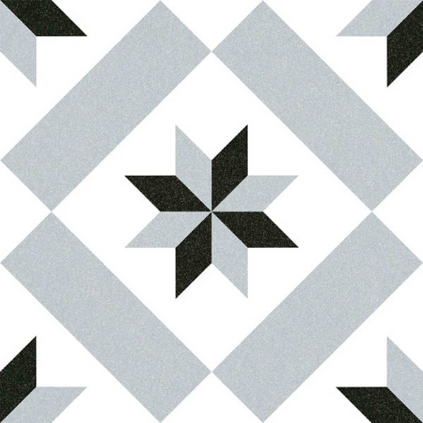Декор 1900 Calvet Gris 20x20 от Vives Ceramica (Испания)