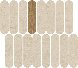 Mosaico Barbican Natural 27x31