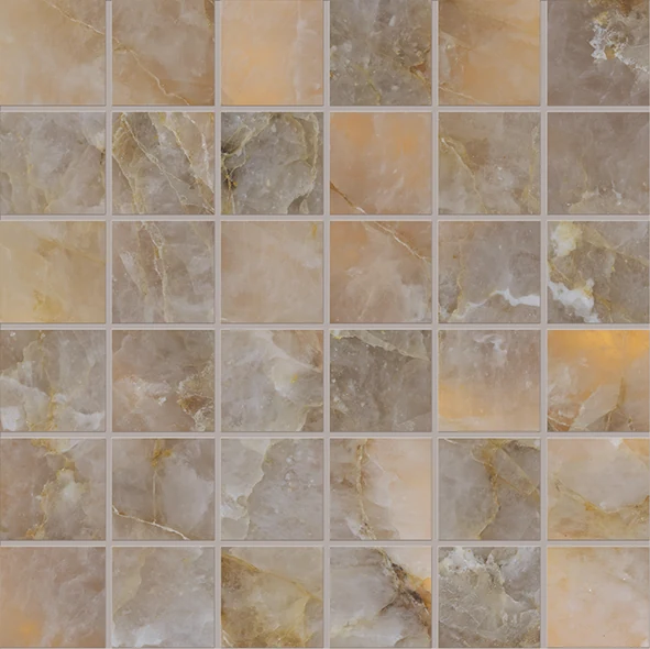 Emil Tele Di Marmo Lumia Mosaico 50 X 50 Golden Ambra Lappato 30x30 см