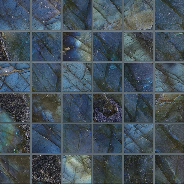 Emil Tele Di Marmo Lumia Mosaico 50 X 50 Labradorite Lappato 30x30 см