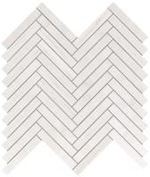 Мозаика настенная Marvel Stone Bianco Dolomite Herringbone Wall (9SHD) 30.5x30 от Atlas Concorde (Италия)