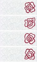 Popelin-4 Blanco Fucsia 20x50