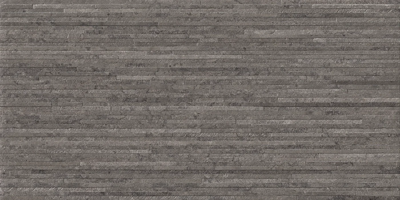 Ergon Portland Stone Decoro Lines Anthracite Naturale 30x60 см