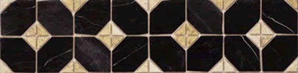 Бордюр Tira Iliada-PR Negro 10.8x43.5 от Vives Ceramica (Испания)