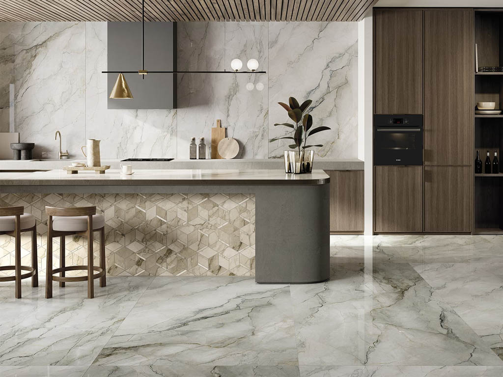 Керамогранит Bolgheri Stone Beige Lap Ret (196042) 120x280 от AVA Ceramica (Италия)