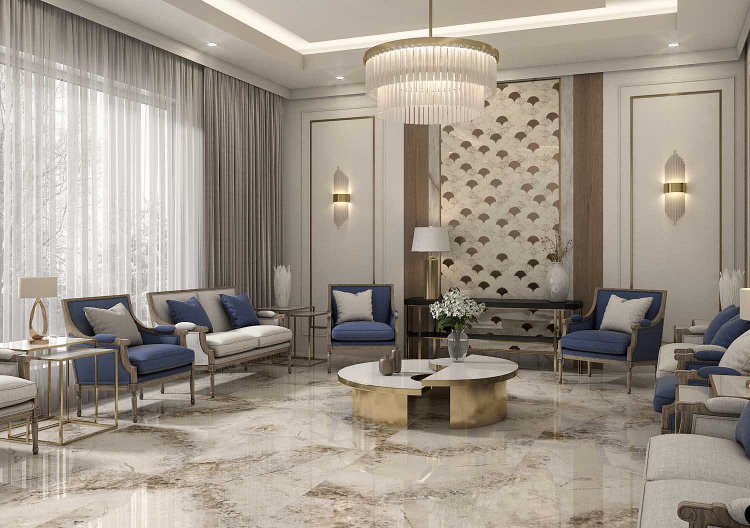 Керамогранит BAIKAL BLUE 90X90 (Испания)