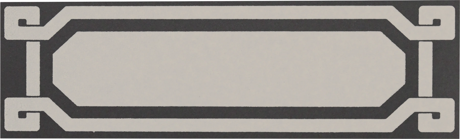 Grazia Old England · 6X20 LIST DEC.BLACK DOVER