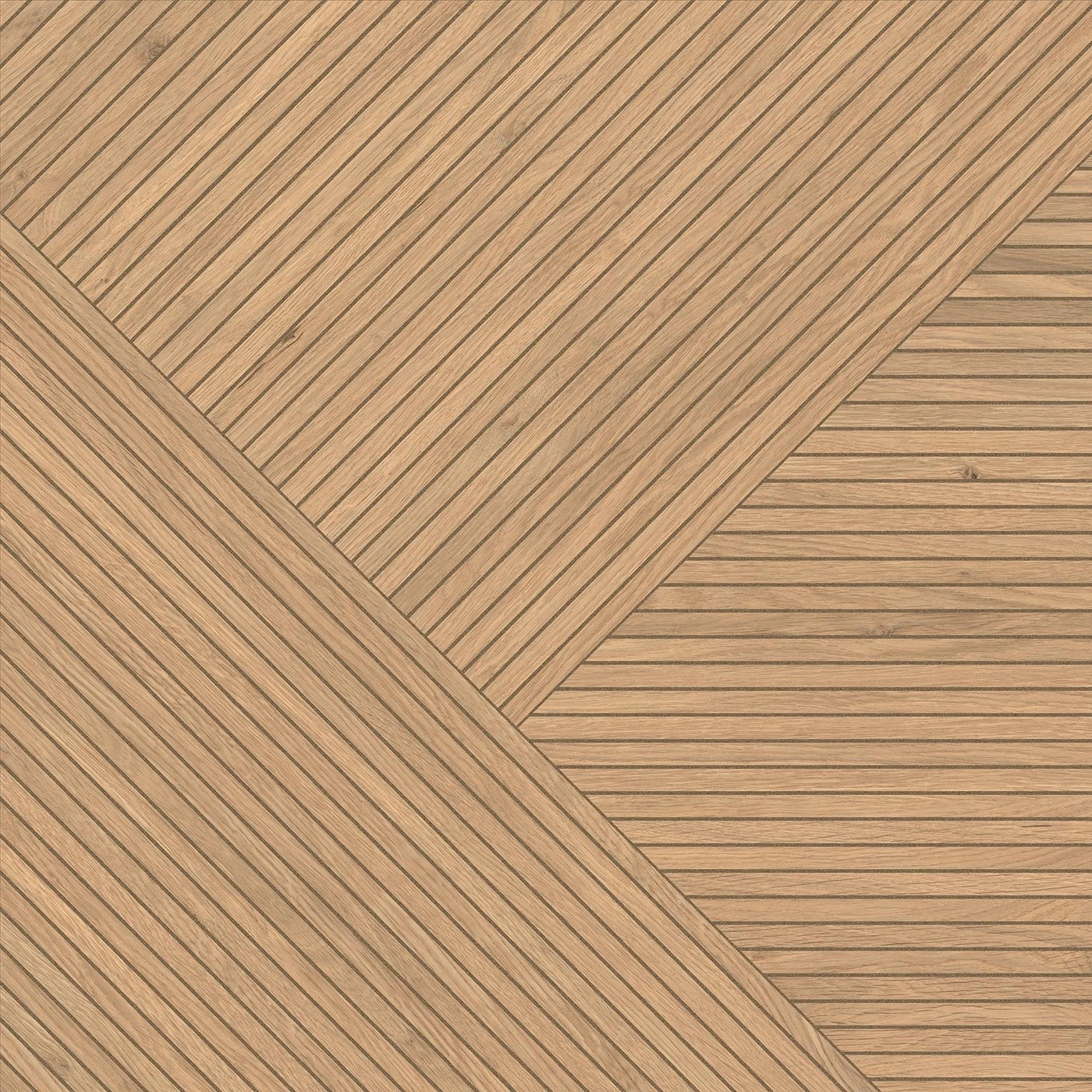 Керамогранит Log Icon Oak Modern Frame 2 60×60