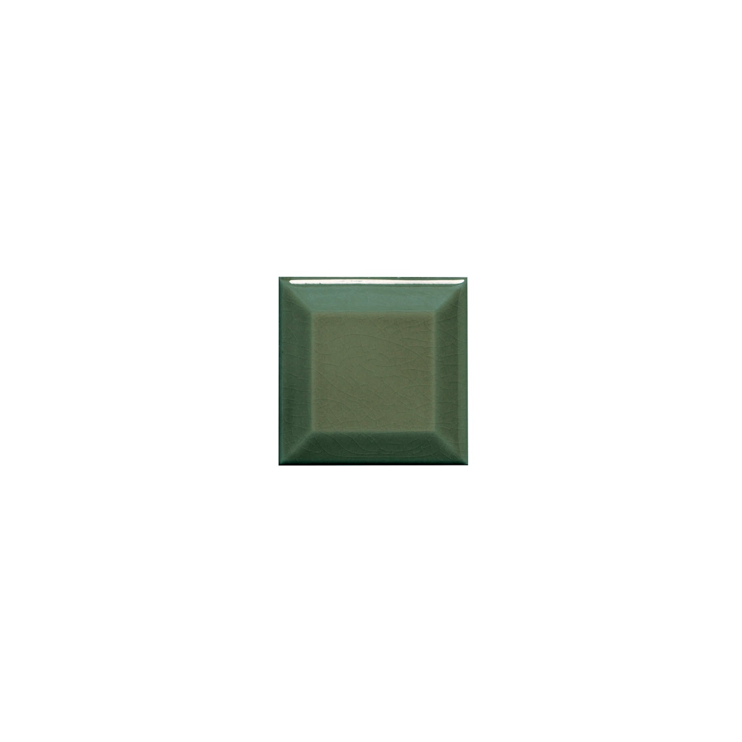 Настенная плитка MODERNISTA BISELADO PB C/C VERDE OSCURO (ADMO2028) 7.5x7.5 от ADEX (Испания)