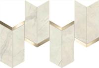 Мозаика Marvel X Calacatta Perla Mosaico Chevron Lappato (AF8Y) 19.2x46.3 от Atlas Concorde (Италия)