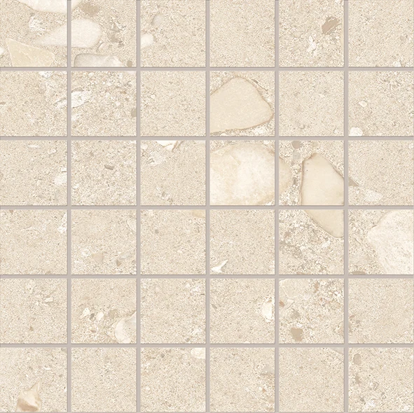Ergon Gemma Stone Gemma Giant Mosaico 50 X 50 Sabbia Silktech 30x30 см