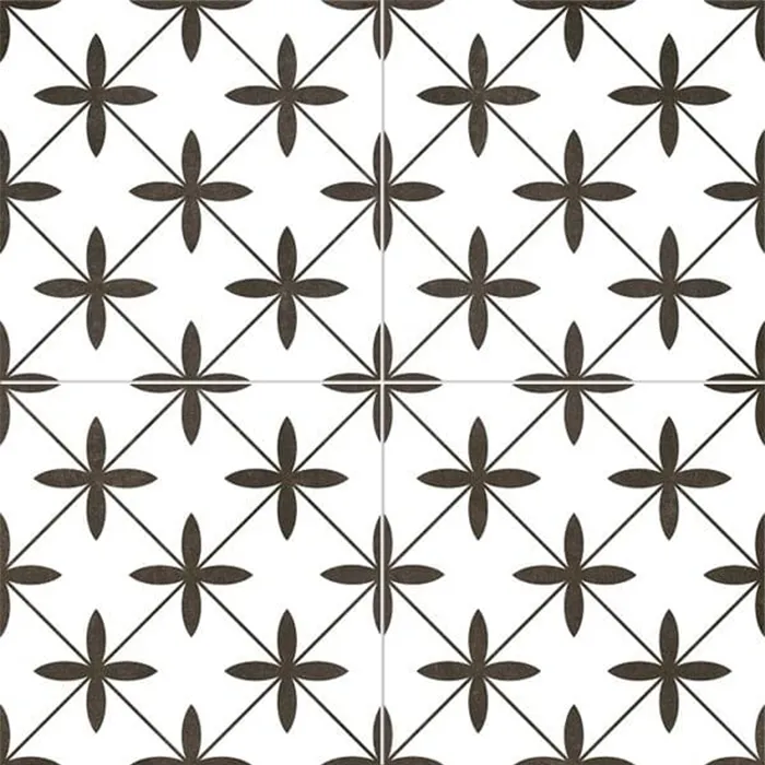 Плитка Nice Ker Chic Poole White 45x45 / Ниче Кэр Чик Поле Уайт 45x45 (NKR_CH_PO_WHI)