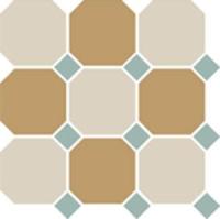 Керамогранит 4416+03 OCT13-B White 16 Yellow 03 OCTAGON/Turquoise 13 Dots 30x30 от TopCer (Португалия)