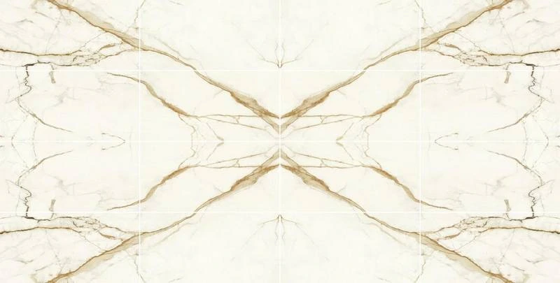 Керамогранит Marvel Shine Calacatta Imperiale Macchia Aperta Polished (16 плит) 75×150