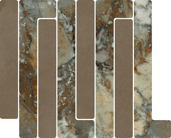 Mosaico Trellick Tassili Mokka 30x24,2