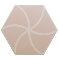 Керамогранит FANCY WAVES PINK (127015) 20x23 от DNA Tiles (Испания)