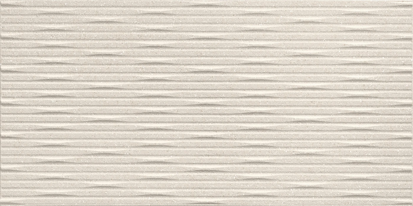 Керамическая плитка 3D Wall Carve Whittle Ivory Матовый 40×80