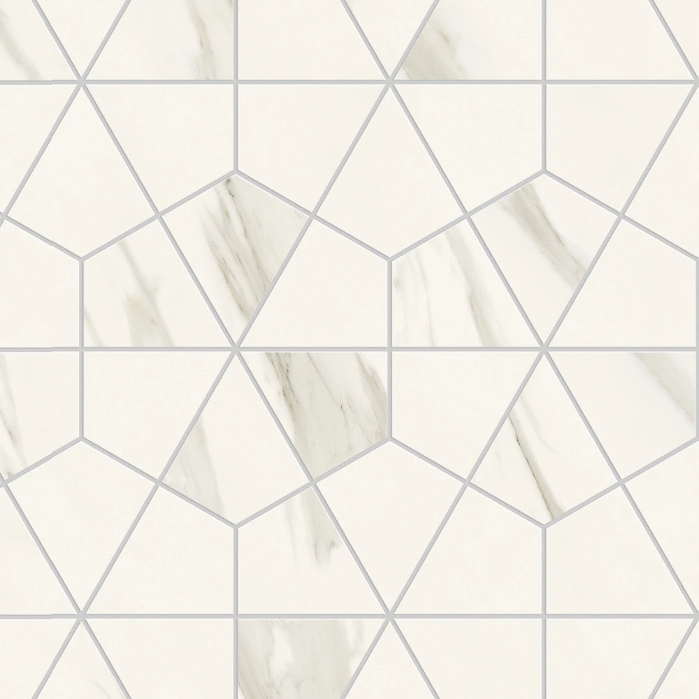 Керамогранит Marvel Meraviglia Calacatta Meraviglia Hexagon Lappato 40.3×46.6