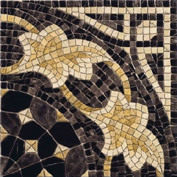 Угол Cantonera Laertes Negro 43.5x43.5 от Vives Ceramica (Испания)