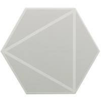 Керамогранит FANCY LINES GREY (127019) 20x23 от DNA Tiles (Испания)