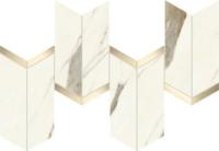 Мозаика Marvel X Calacatta Sublime Mosaico Chevron Lappato (AF8X) 19.2x46.3 от Atlas Concorde (Италия)