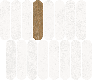 Mosaico Rockaway Blanco R10 27x31