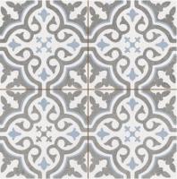 Напольная плитка  HYDRAULIC GRACE OCEAN (HYD_GRC_OC) 45x45 от Kerlife Ceramicas (Испания)