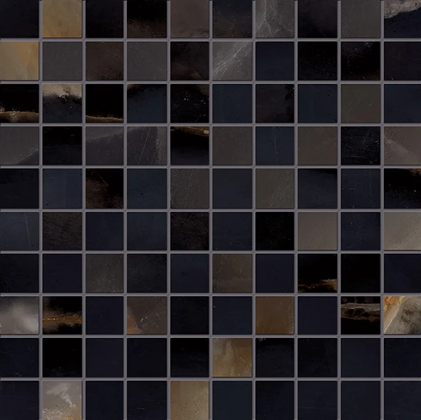 Emil Tele Di Marmo Onyx Mosaico 30 X 30 Onyx Black Lappato 30x30 см