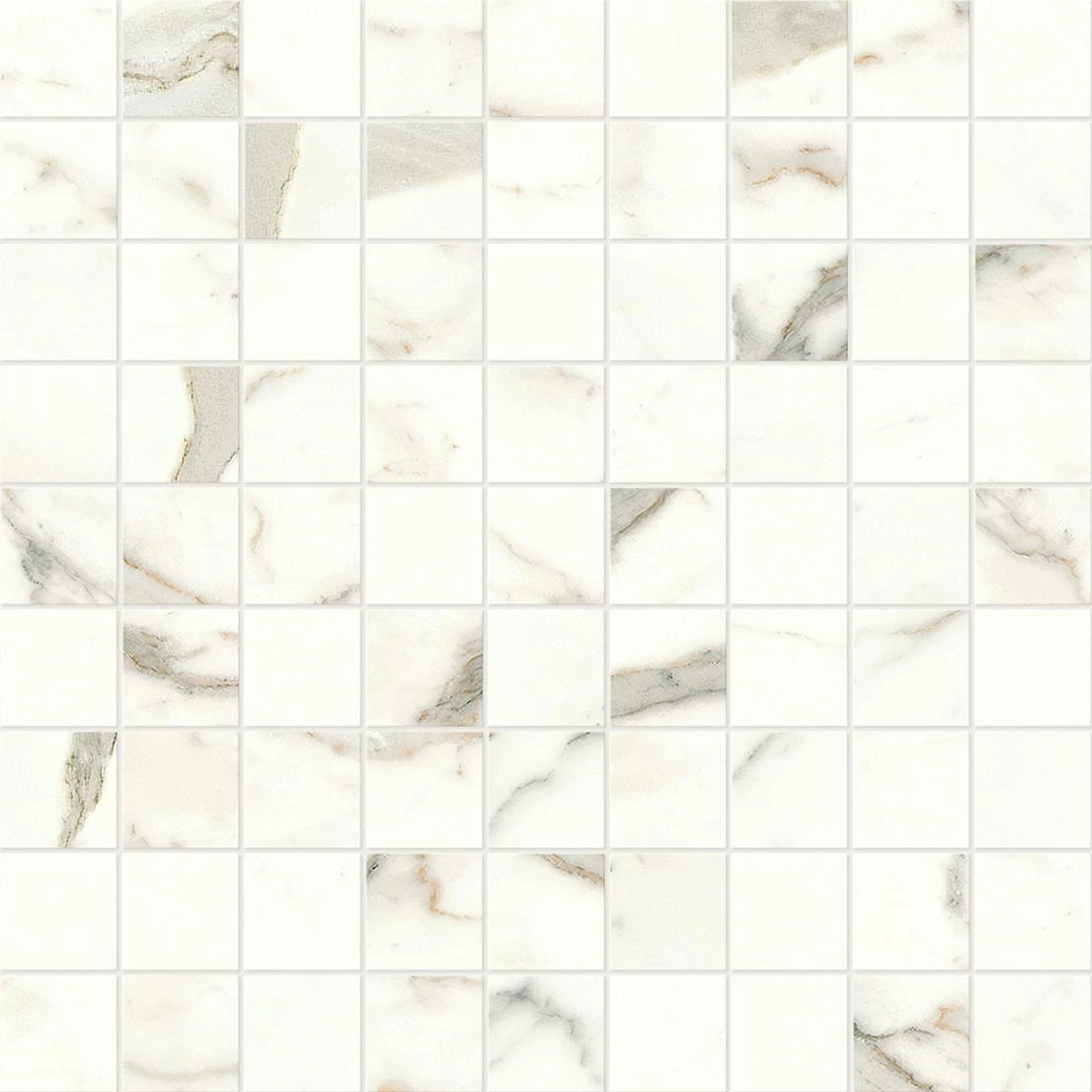 Мозаика Marvel Shine Calacatta Prestigio Mosaico Matte 30×30