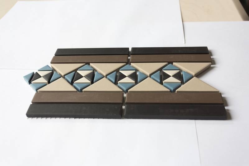 Topcer Victorian designs and borders Бордюр 17,3х28 см, цвет: черный, синий, бежевый, коричневый