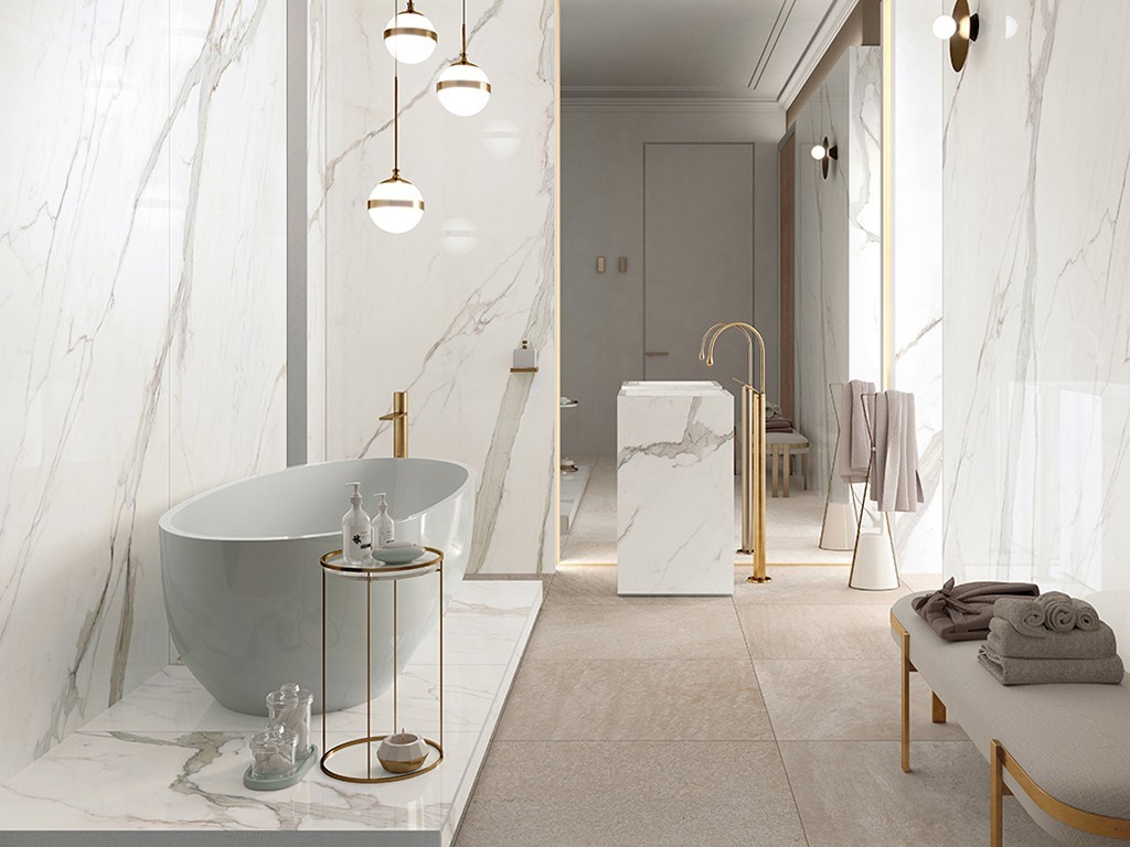 Керамогранит Jolie Calacatta Select LUC SQ (JL02) 120 60x120 от Mirage (Италия)