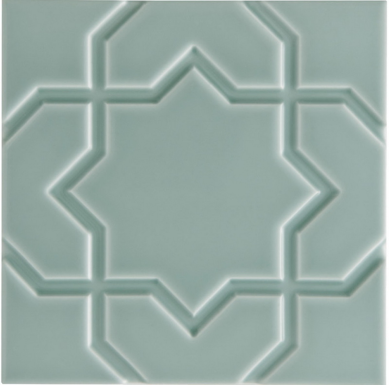 Декор NERI LISO STAR SEA GREEN (ADNE4149) 15x15 от ADEX (Испания)