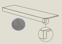 Ступень фронтальная BLEND CONC.GRAD.TOP GREY RET (PF60006950) 32x120x4.5 от ABK Ceramiche (Италия)