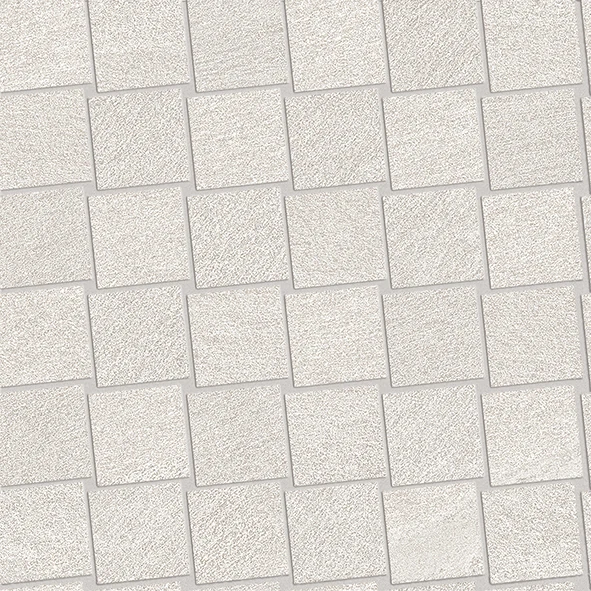 Ergon Stone Talk Mosaico Dado Minimal White Naturale 30x30 см