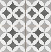 Напольная плитка  HYDRAULIC HESTER SILVER (HYD_HS_SL) 45x45 от Kerlife Ceramicas (Испания)