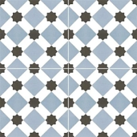 Плитка Nice Ker Chic Howard Blue 45.2x45.2 / Ниче Кэр Чик Ховард Блю 45.2x45.2 (NKR_CH_HO_BLU_DP)