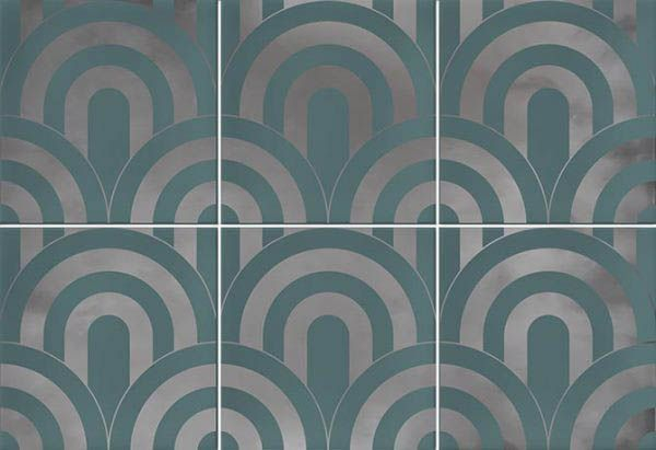 Настенная плитка Takada Turquesa Plata 23x33.5 от Vives Ceramica (Испания)