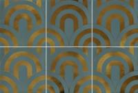 Настенная плитка Takada Turquesa Oro 23x33.5 от Vives Ceramica (Испания)