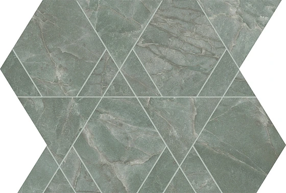 Мозаика Marvel Diva Aqua Mosaico Triangle Lappato 28.9×33.4