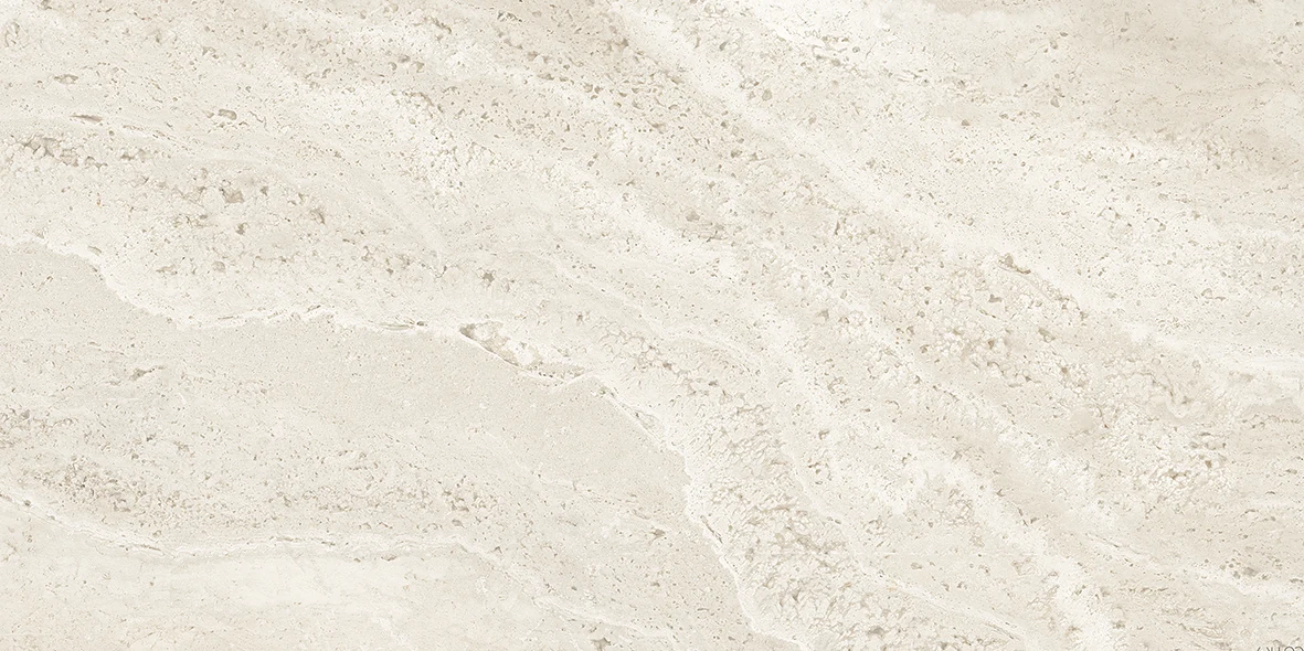 Emil Dual Travertine Poro Aperto White Silktech 30x60 см