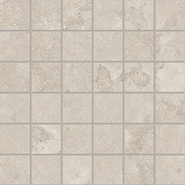 Ergon Portland Stone Mosaico 50 X 50 Cross Cut Ash Naturale 30x30 см